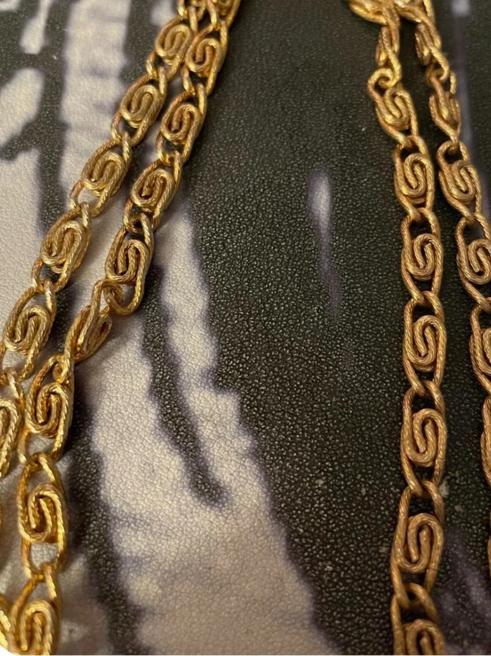 Gold-Tone Tassel Pendant Necklace for Women